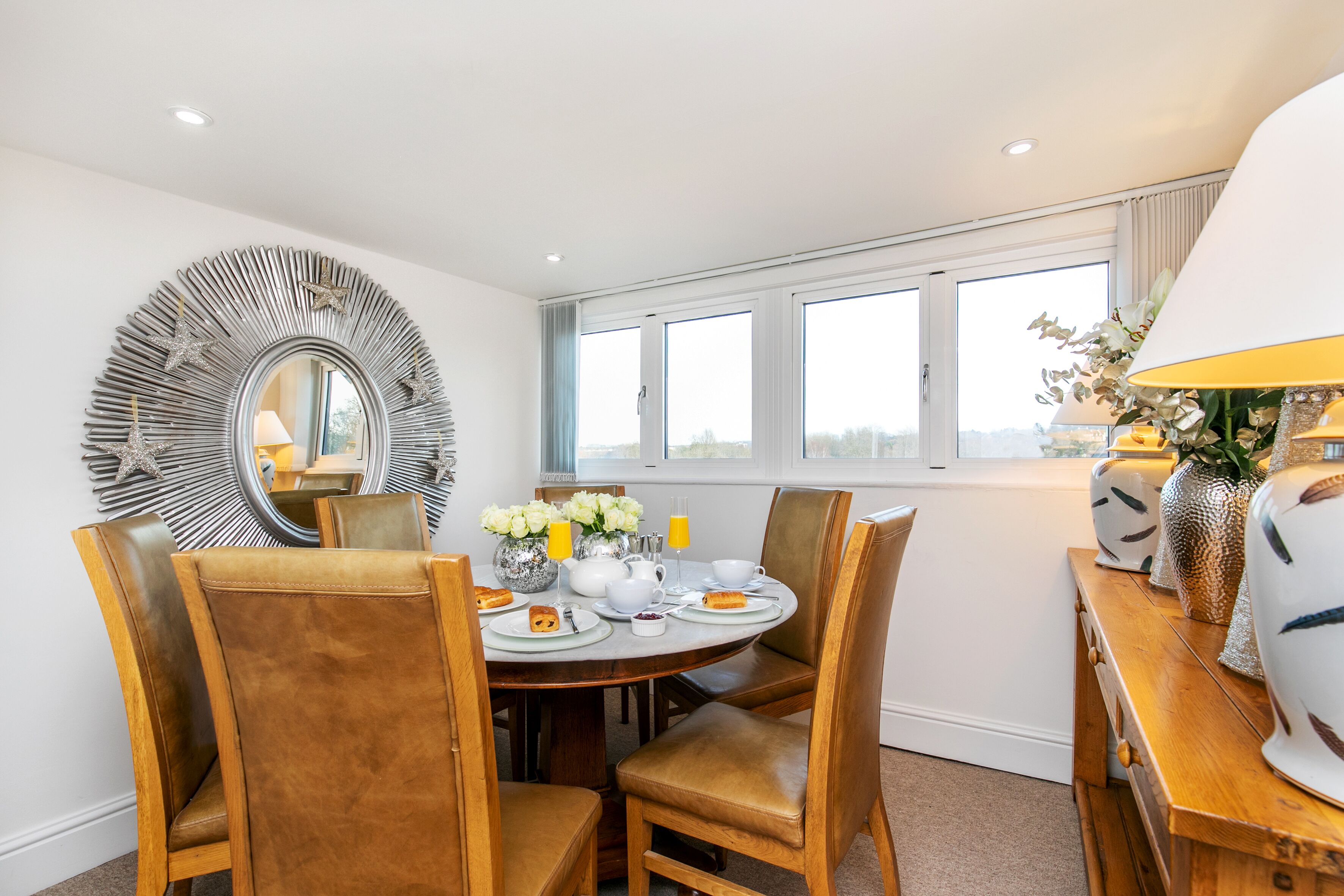 럭셔리 아파트, 전용 욕실, 시내 전망 (The Sky Penthouse) | 내부