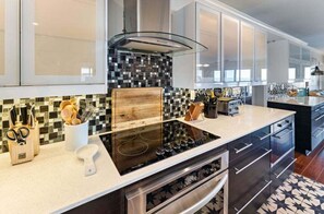 Private kitchen - M'Ocean Granted - Beach Front, Pet Friendly, Private Pool, Beach Gear Credit Included! (St. George Island)