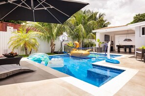 Pool - Playhouse! 3mi Hard Rock, Heated Pool, Tub & Games (Miami Gardens)