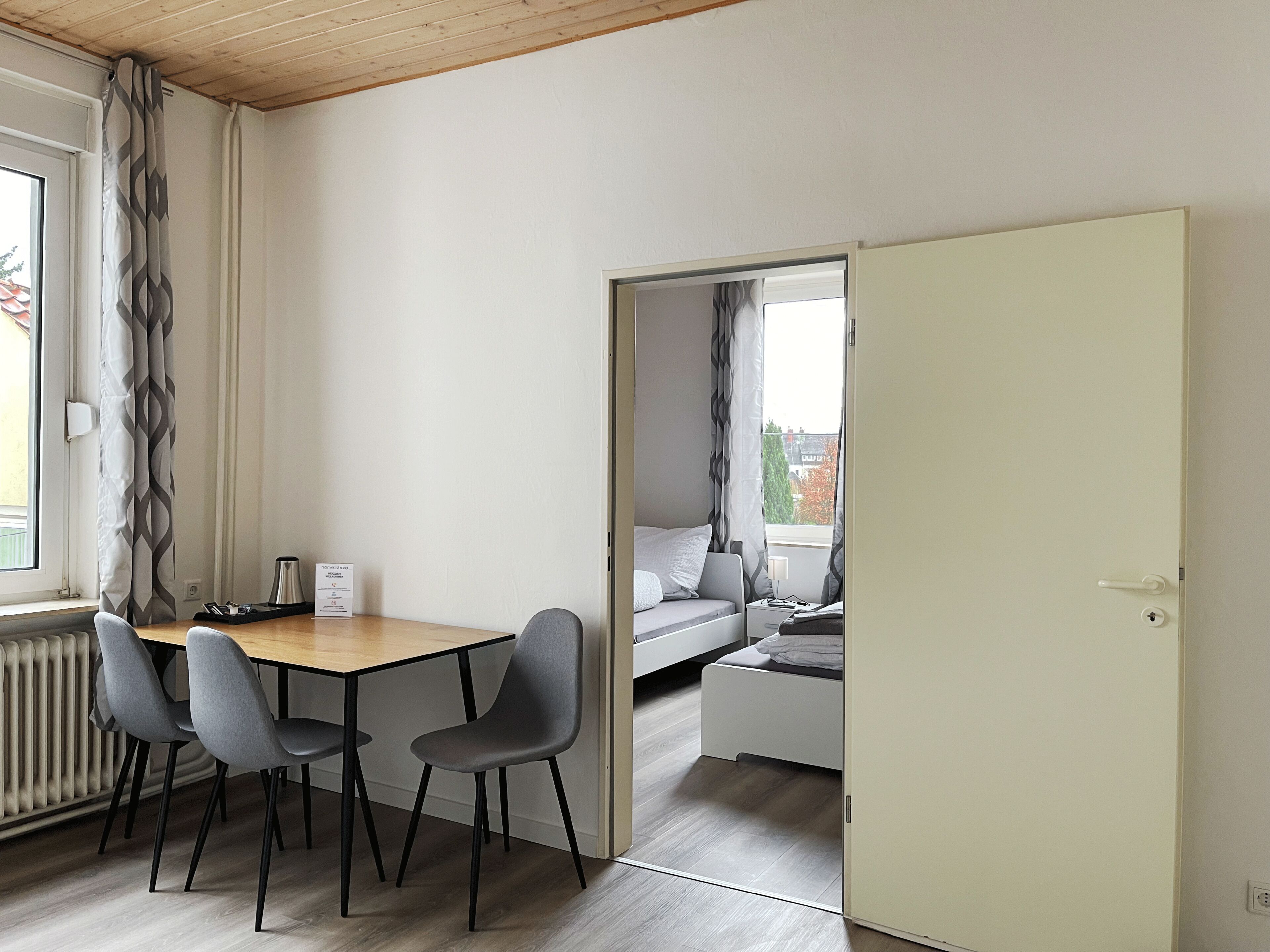 Economy Apartment | Private kitchen | Fridge, microwave, stovetop, toaster