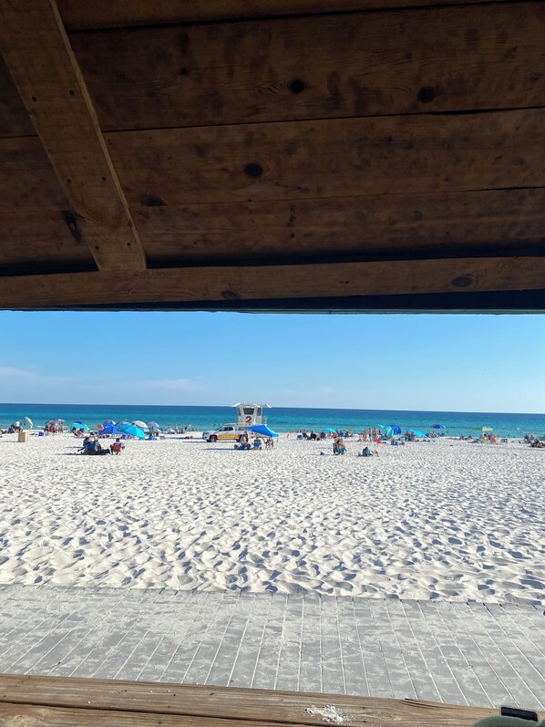 Beach nearby, beach towels
