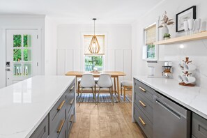 Fridge, microwave, oven, stovetop - Only good vibes by the beach at Good Vibes 30A / Pet-Friendly / 1 Min Bike Ride to Beach / 4 Bikes (Santa Rosa Beach)