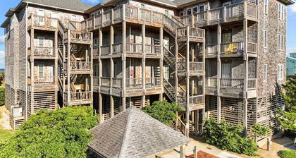 7661- Good Times n' Tan Lines | Oceanfront, | Island Condominium | Avon | Sleeps 4