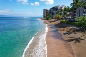 Beach nearby, sun-loungers, beach towels - 1-bedroom condo across from Kahana Beach (Lahaina)