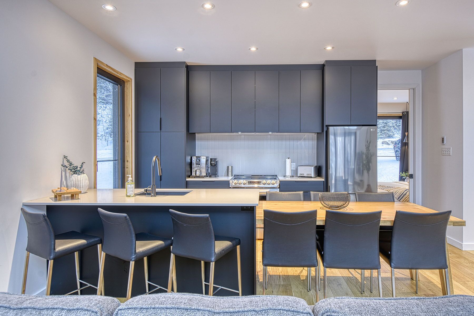 Snohaus 9 - Scandinavian Mountain Chalet | Dapur pribadi | Lemari es, microwave, oven, dan kompor