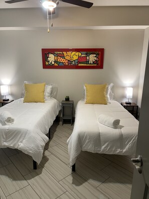 2 bedrooms, desk, iron/ironing board, free WiFi