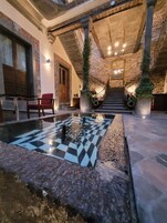 Interior entrance