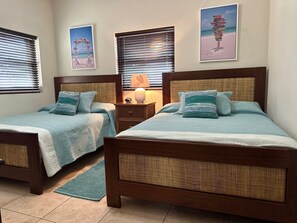 2 bedrooms, desk, iron/ironing board, WiFi