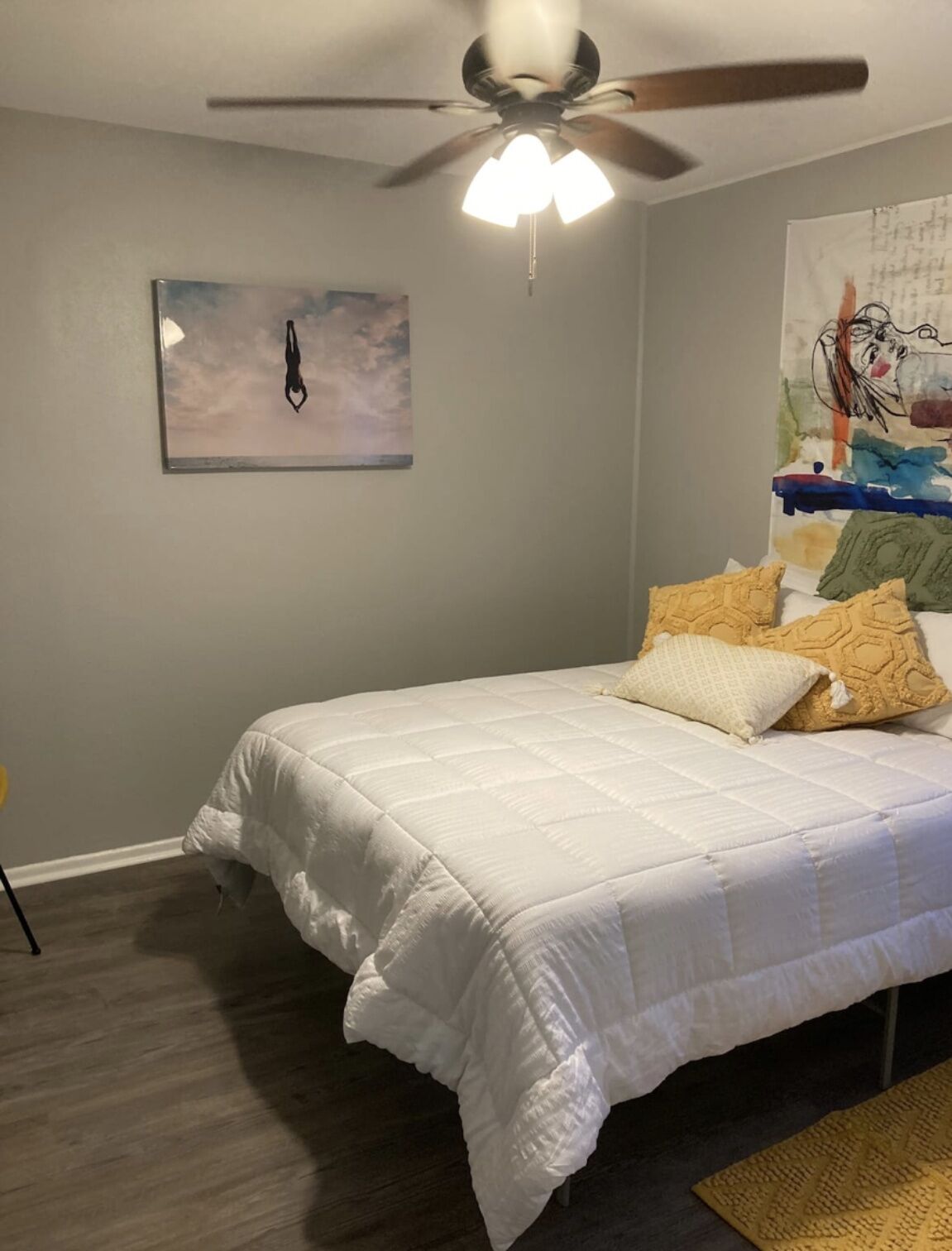 2 bedrooms, in-room safe, iron/ironing board, travel cot