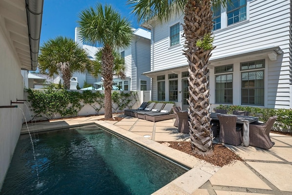 Private pool wonderful outdoor living space