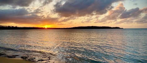 Sun loungers, beach towels
