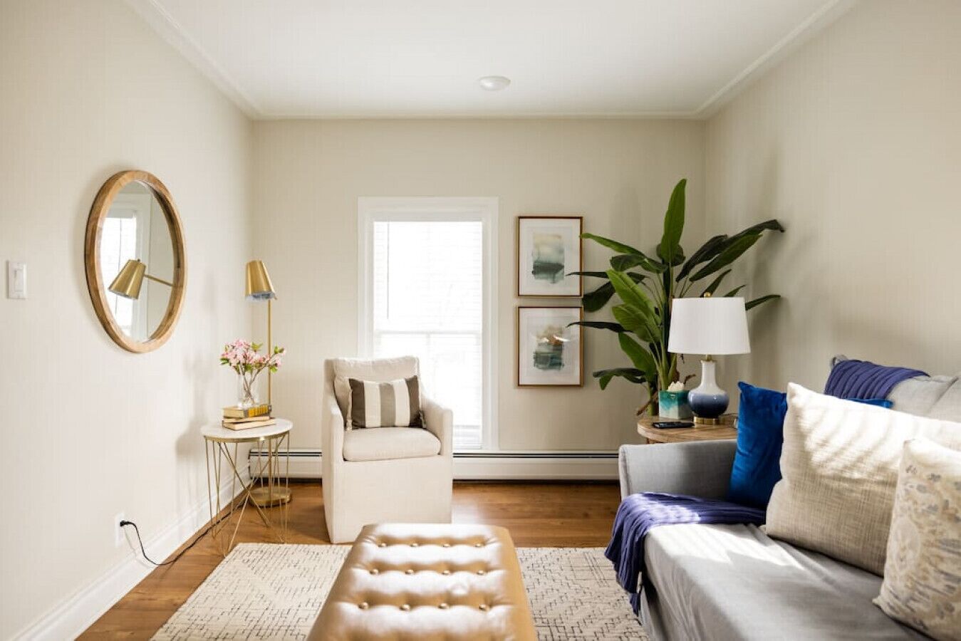 Televisión y chimenea 