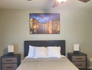 3 bedrooms, iron/ironing board, WiFi, bed sheets