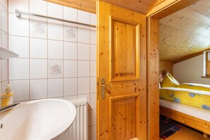 Douche, serviettes fournies