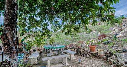 Cozy cabana with shared plunge pool, scenic views, kitchenette, AC, & WiFi