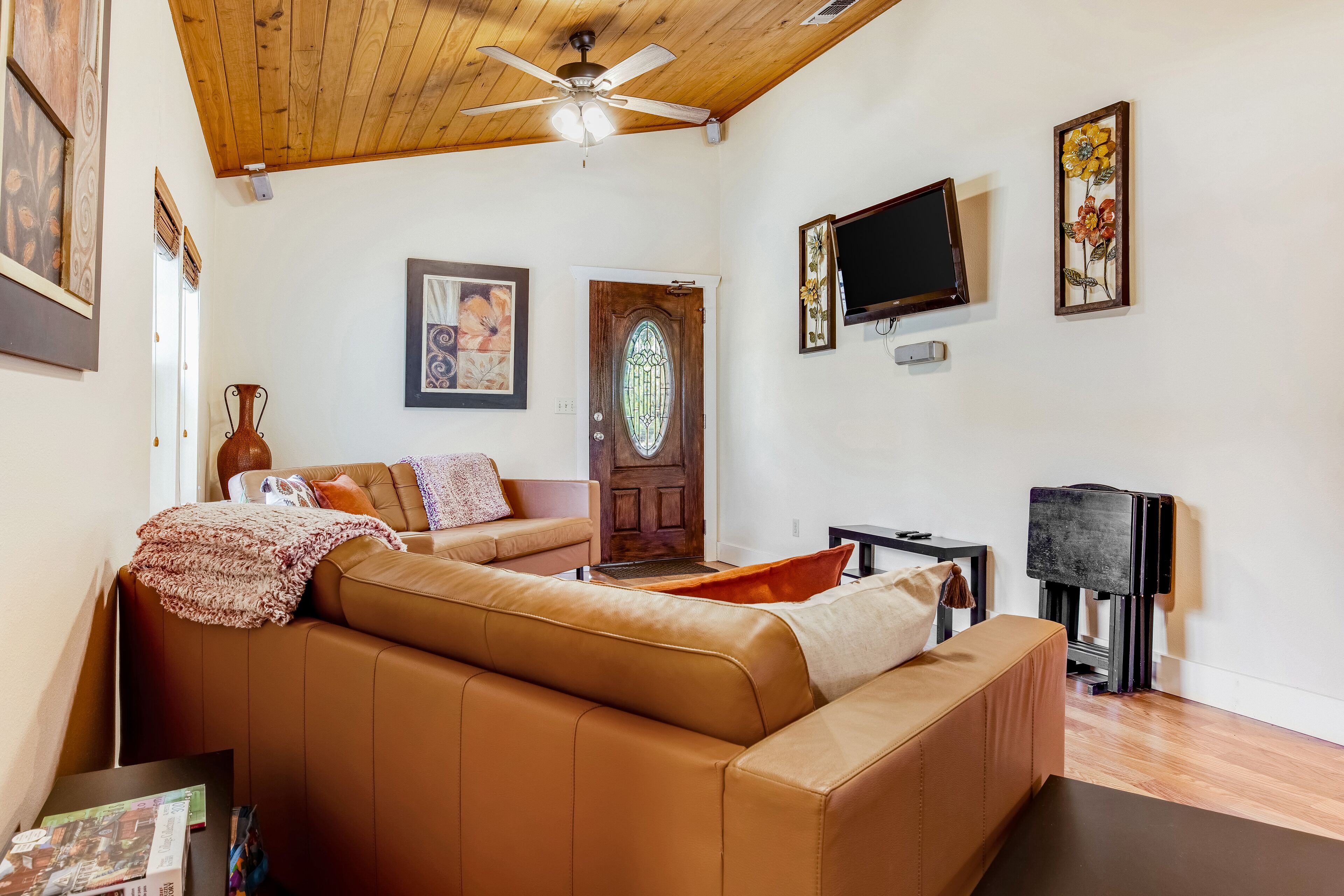 Remodeled home with large fenced yard & central AC - drive minutes to wineries