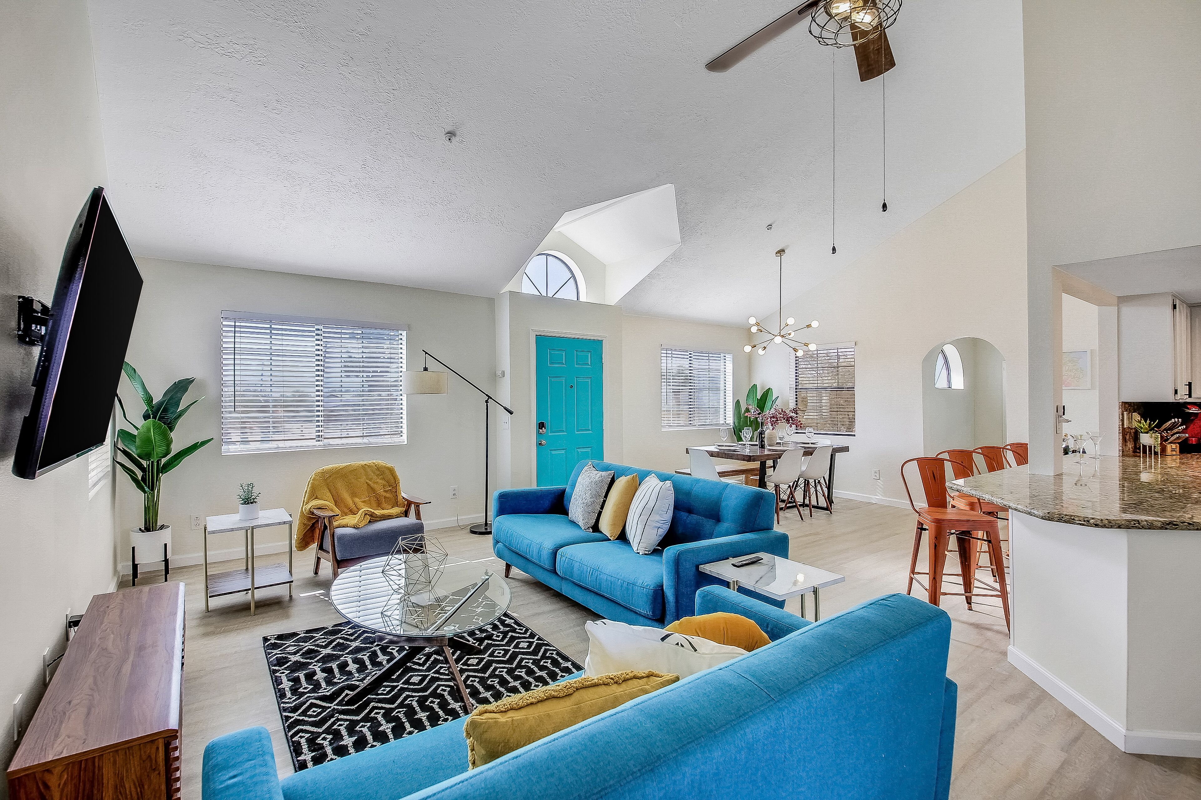 Dog-friendly  home with game room, mountain view, hot tub, & washer/dryer