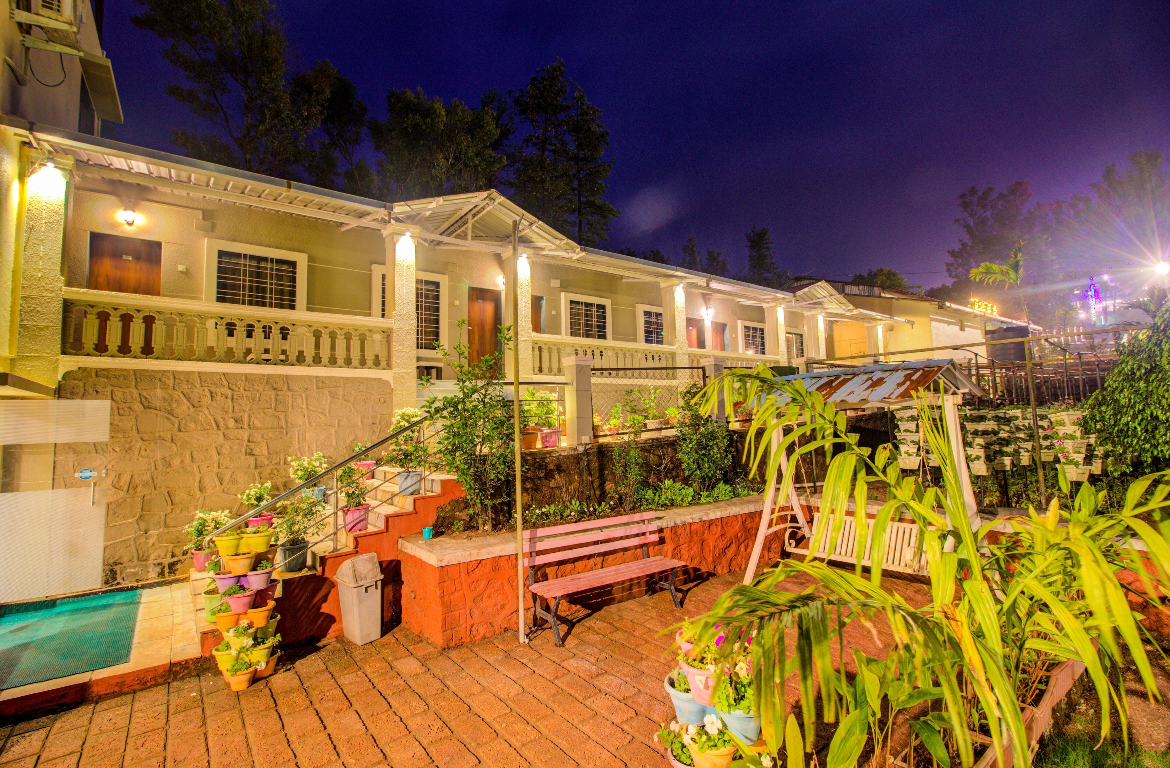 Front of property – evening/night