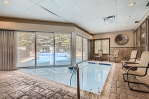 Indoor pool, a heated pool