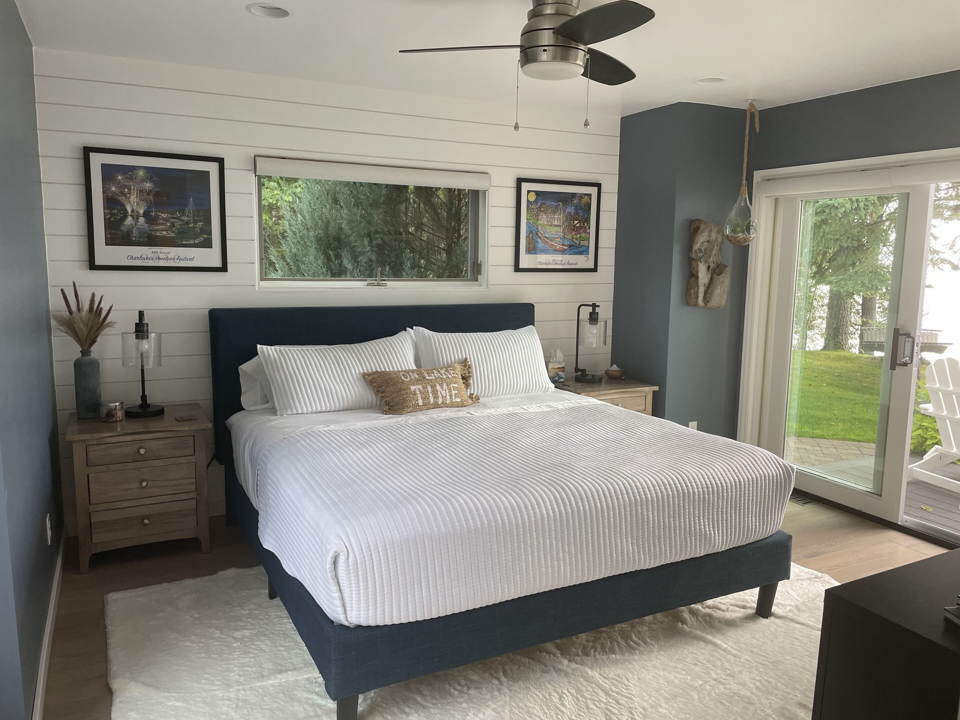 Guest Bedroom overlooking Lake Michigan