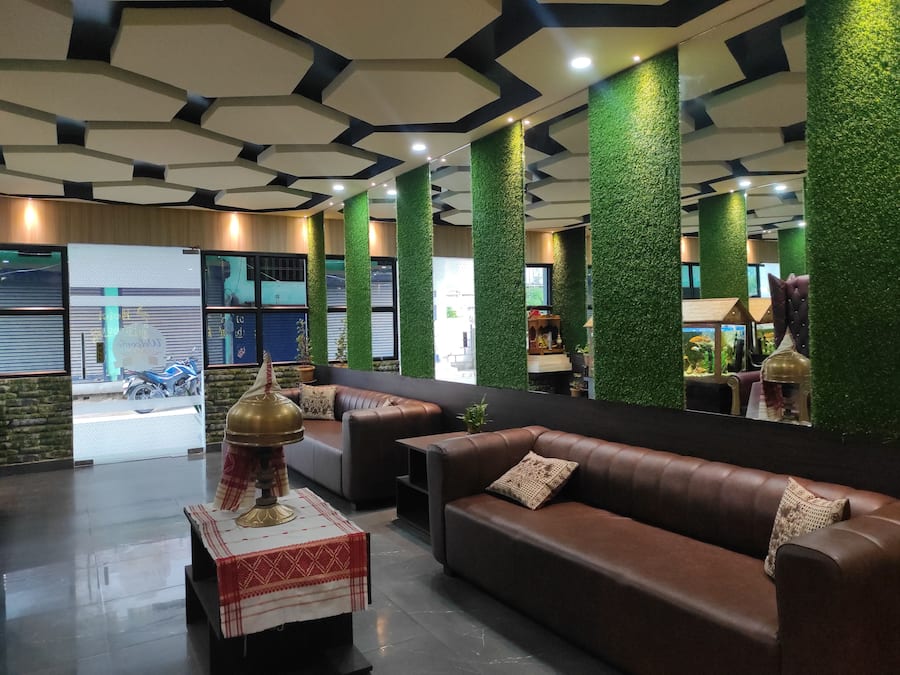 Sala de estar en el lobby