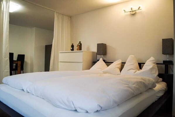 1 Schlafzimmer, kostenloses WLAN, Bettwäsche