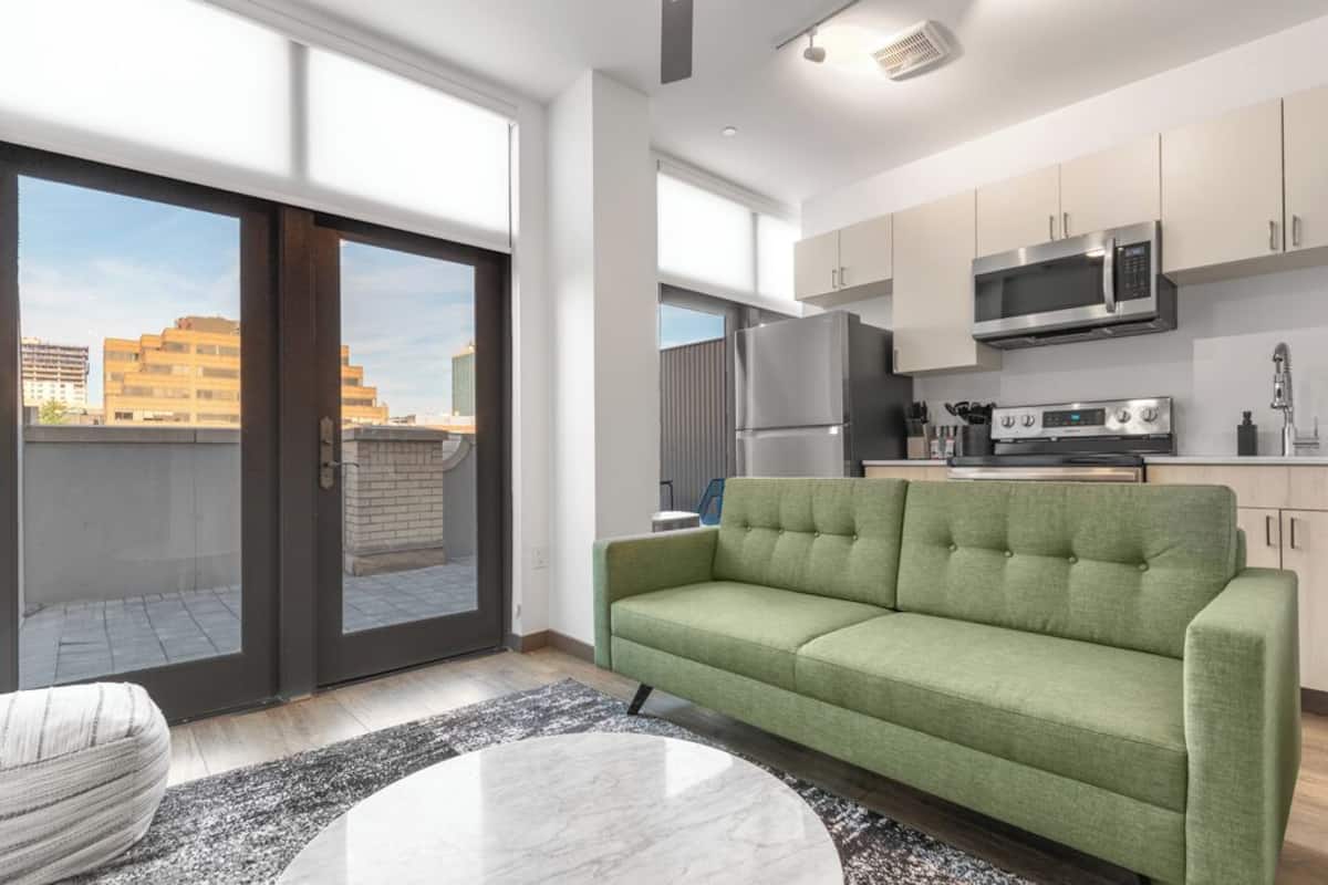 Signature Apartment, 1 Bedroom, Balcony | Desk, laptop workspace, soundproofing, iron/ironing board