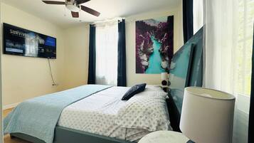 2 habitaciones, tabla de planchar con plancha y wifi gratis