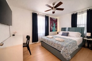 2 bedrooms, iron/ironing board, free WiFi, bed sheets
