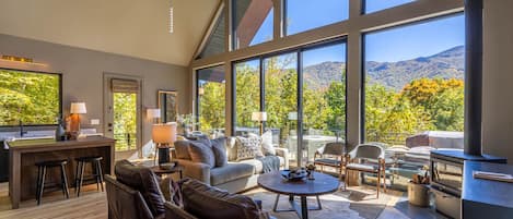 Televisión, chimenea