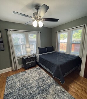 3 bedrooms, iron/ironing board, free WiFi, bed sheets