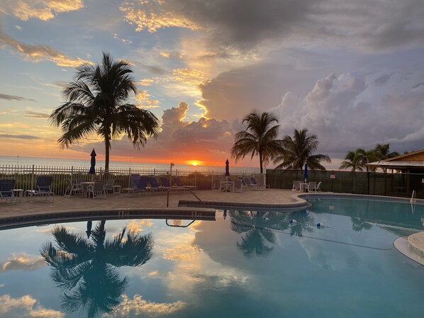 Außenpool, beheizter Pool