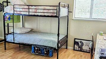 2 bedrooms, in-room safe, iron/ironing board, WiFi