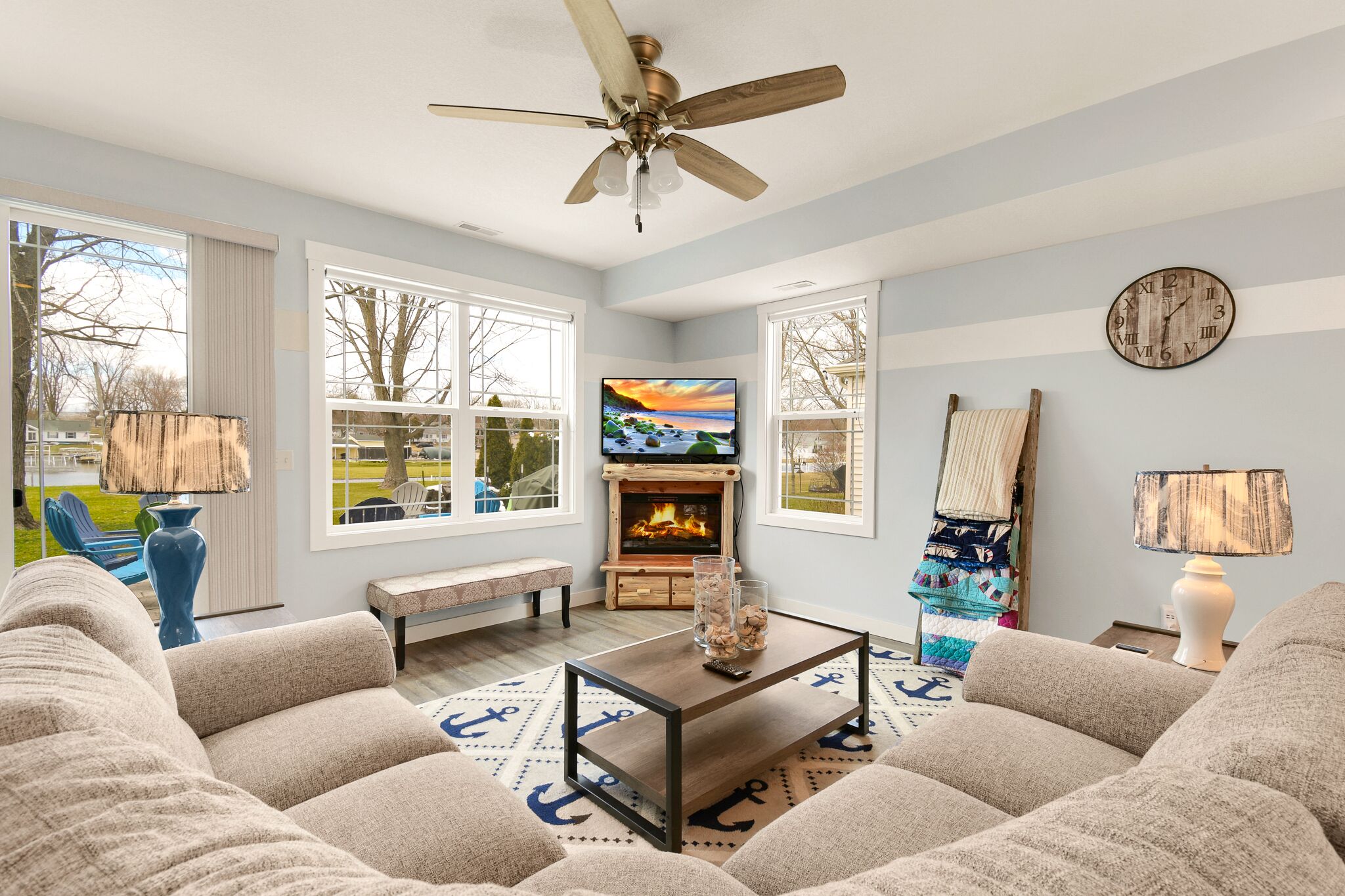 Winter in Wawasee! 5-Bed Channel Home SALE!