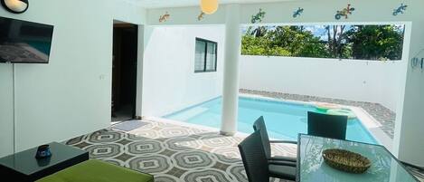 Vue depuis l’hébergement