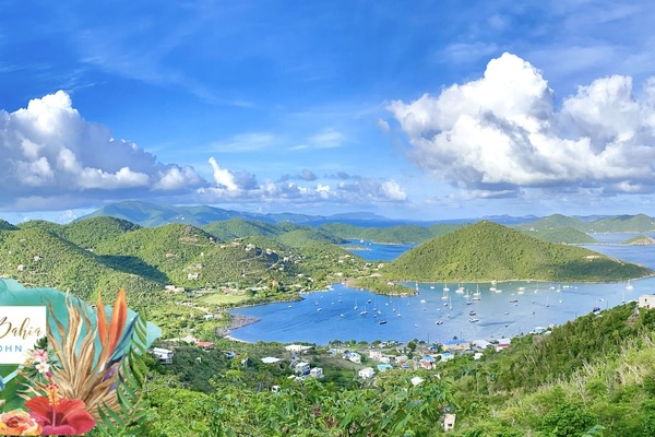 View from this villa balcony