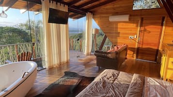 Deluxe Cabin, 1 Queen Bed, Mountain View