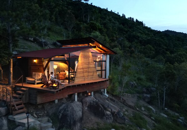 Front of property - evening/night