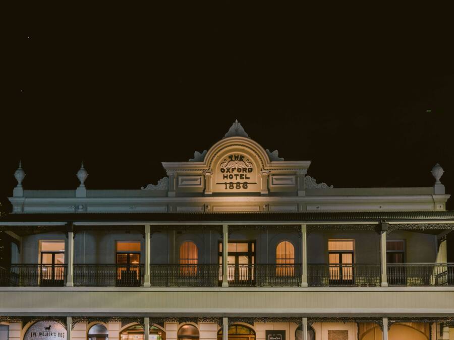 Front of property – evening/night