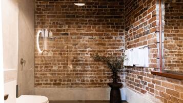 Executive Room, Fireplace | Bathroom
