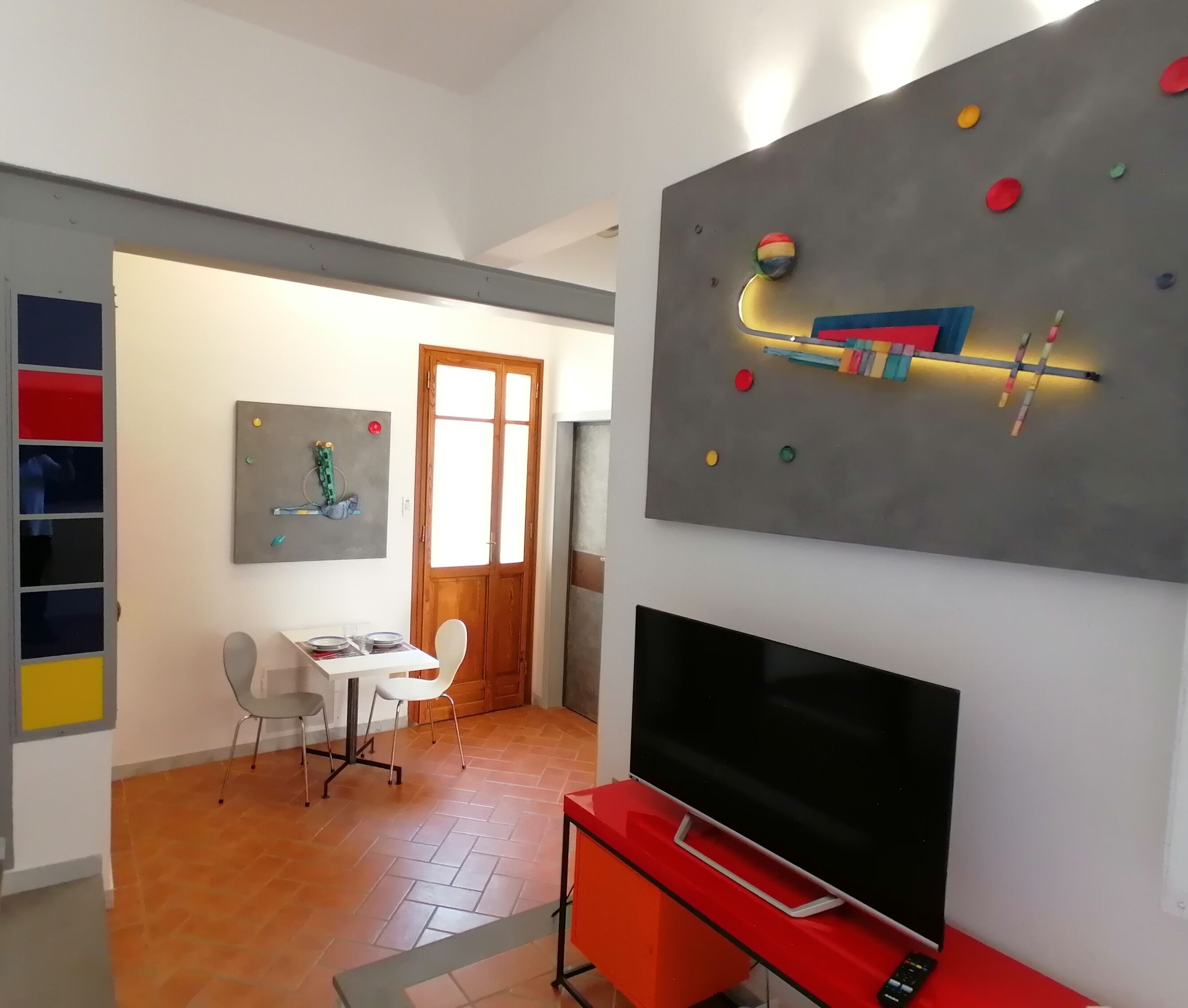 Abitare con l'arte di un Art designer