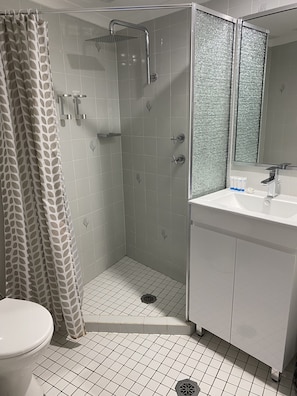 Family Room | Bathroom | Towels, soap, shampoo, toilet paper