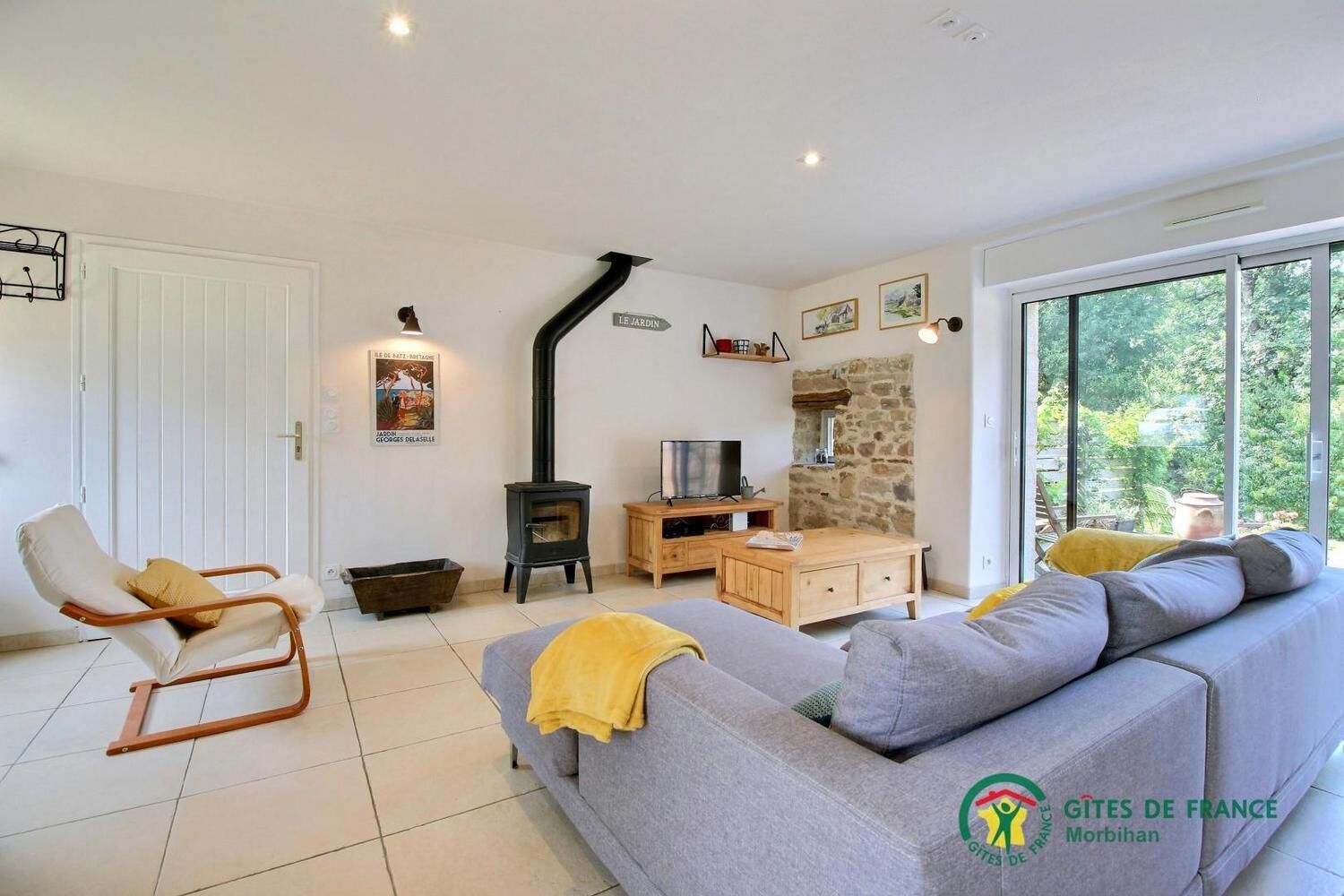 Chaumière   dans le Golfe du Morbihan