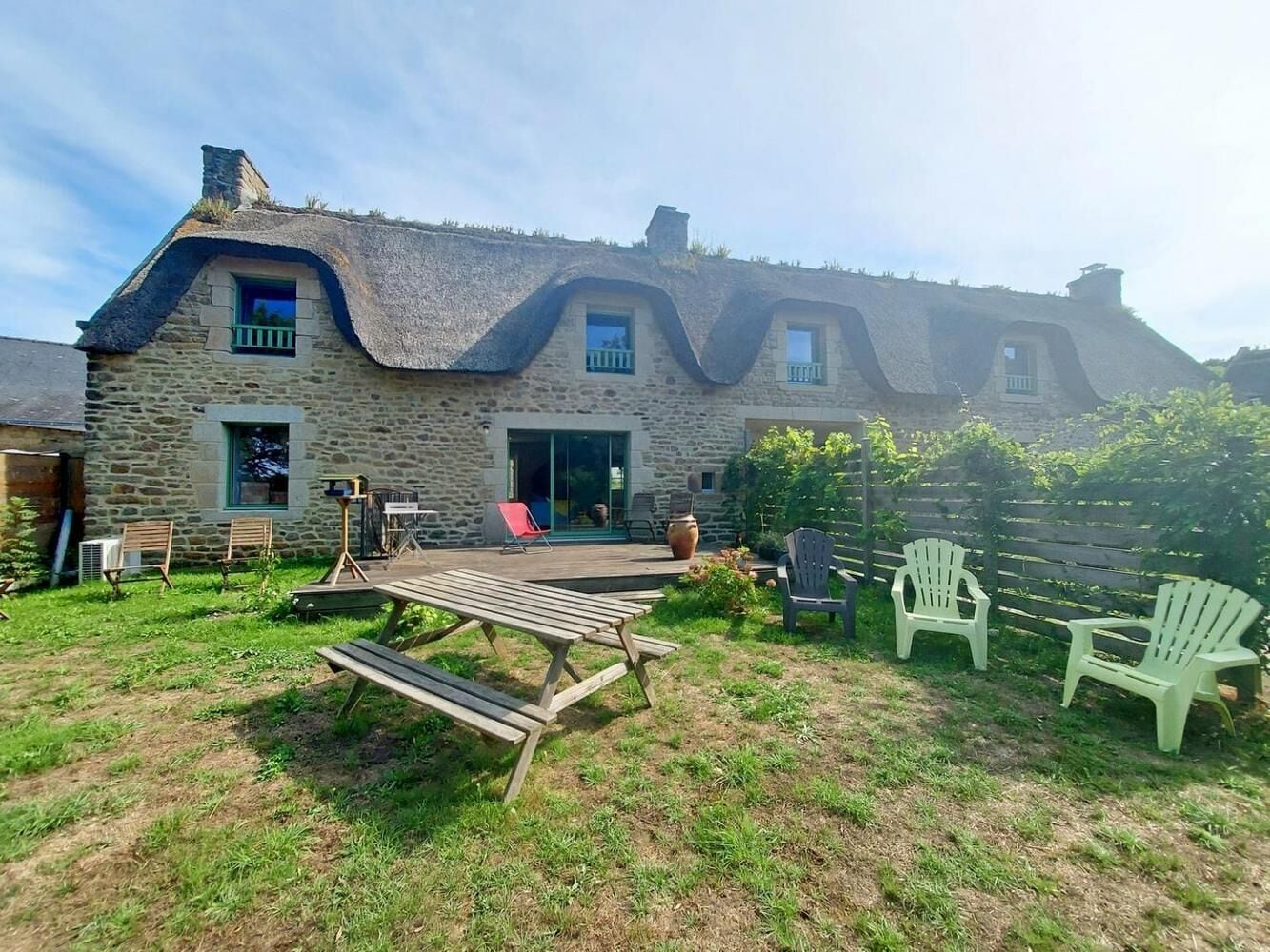 Chaumière   dans le Golfe du Morbihan