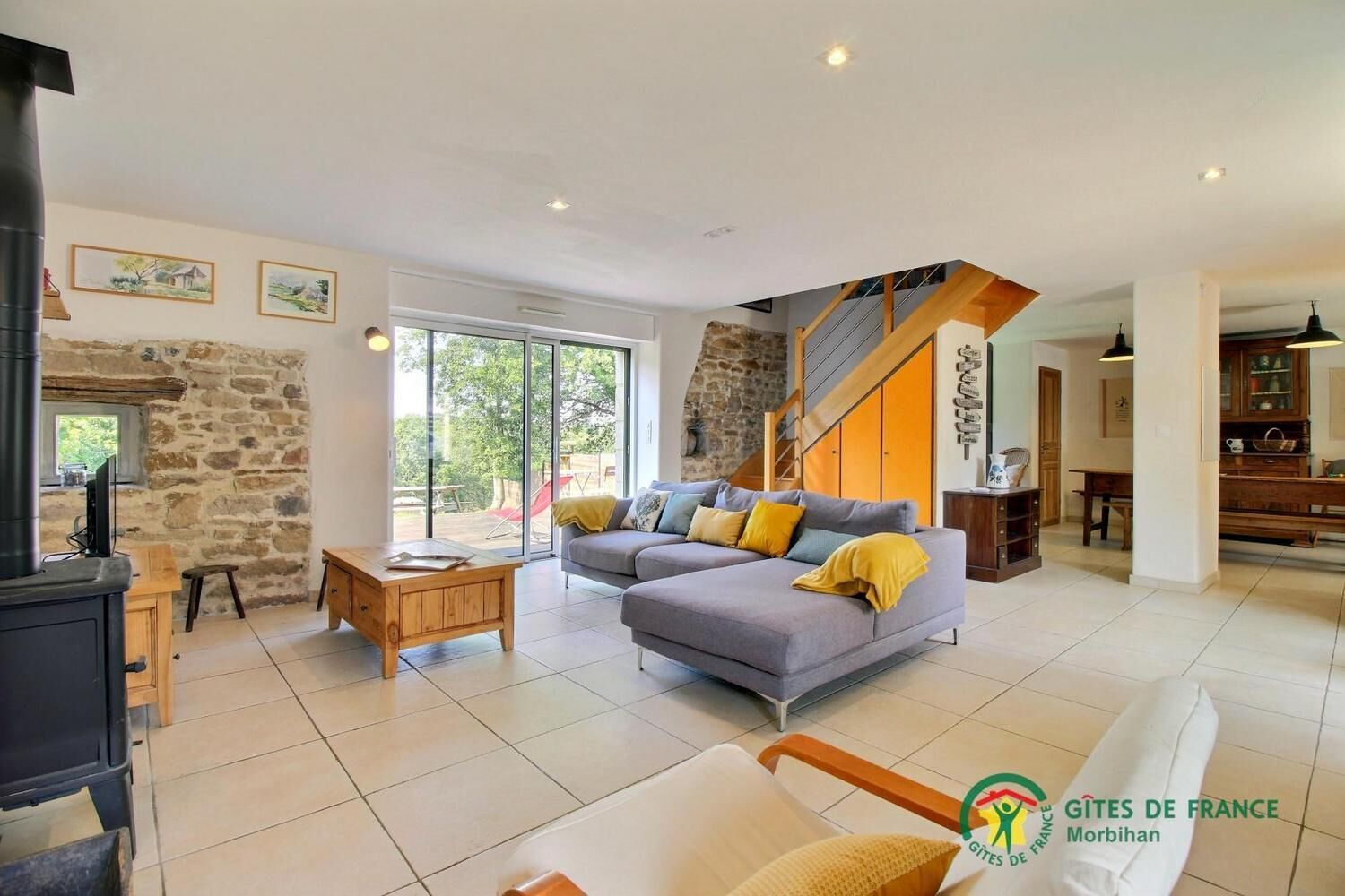 Chaumière   dans le Golfe du Morbihan