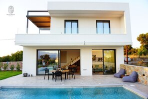Outdoor pool - Villa Melas private pool in Kefalas (Chania)