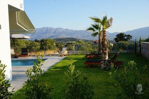 Terrace/patio - Villa Melas private pool in Kefalas (Chania)