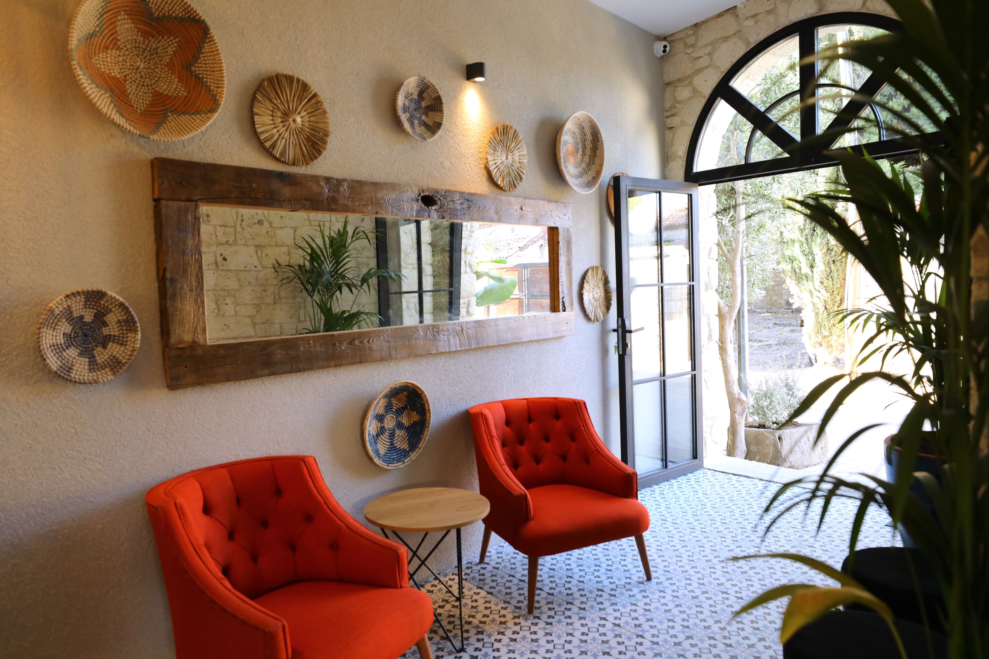 Interior entrance