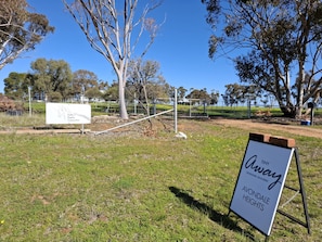 A signboard for 'Tiny Away' at Avondale Heights. - Avondale Heights by Tiny Away (Banyena)