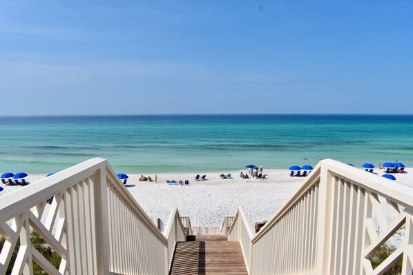 Beach nearby, beach towels - Directly Across From Pool in Seaside, FL! Quick Walk to the Beach, + 2 Bikes! (Santa Rosa Beach Fl)